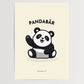Pandabär- Poster