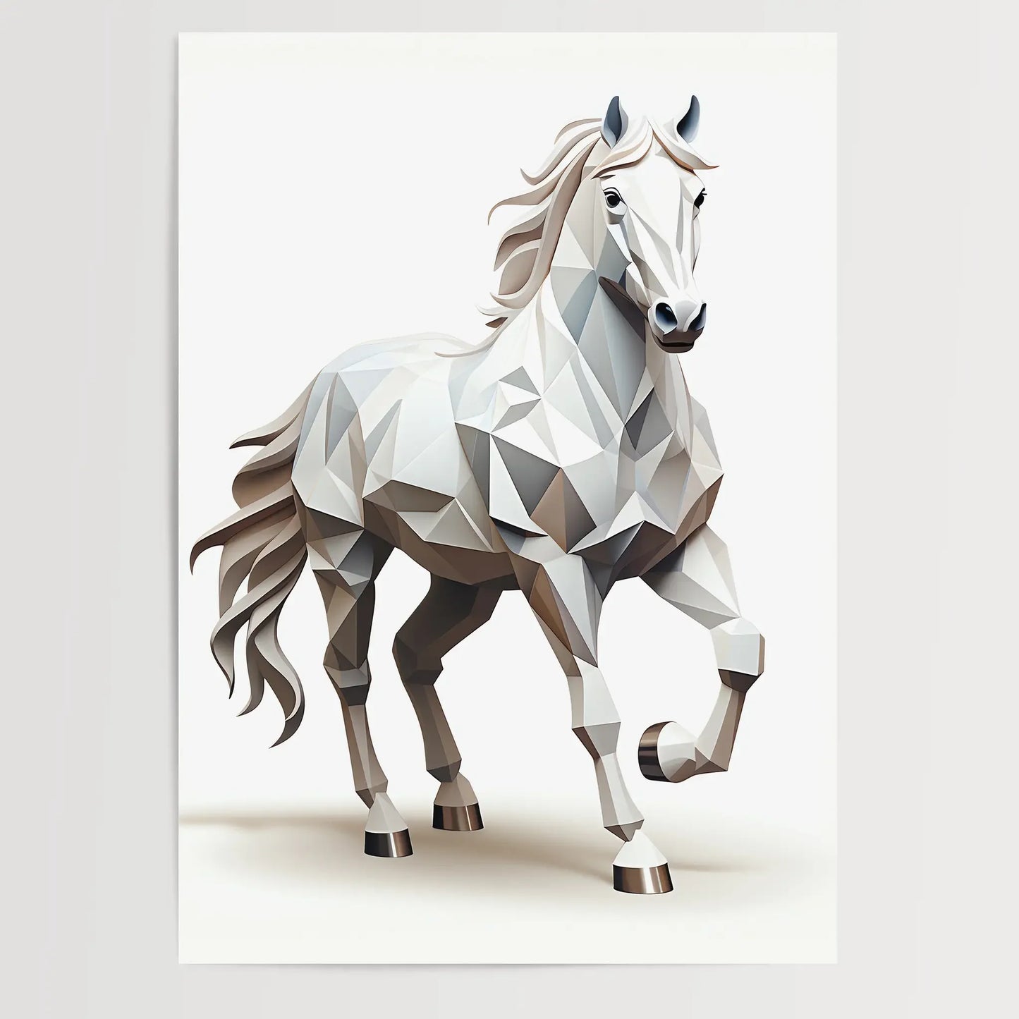 Pferd No 4 - Comic Style - Poster