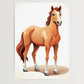 Pferd No 7 - Comic Style - Poster
