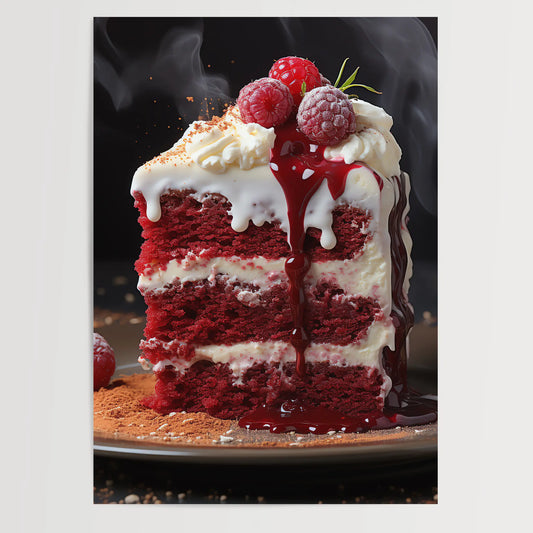 Red Velvet Cake No 1 - Küche - Poster