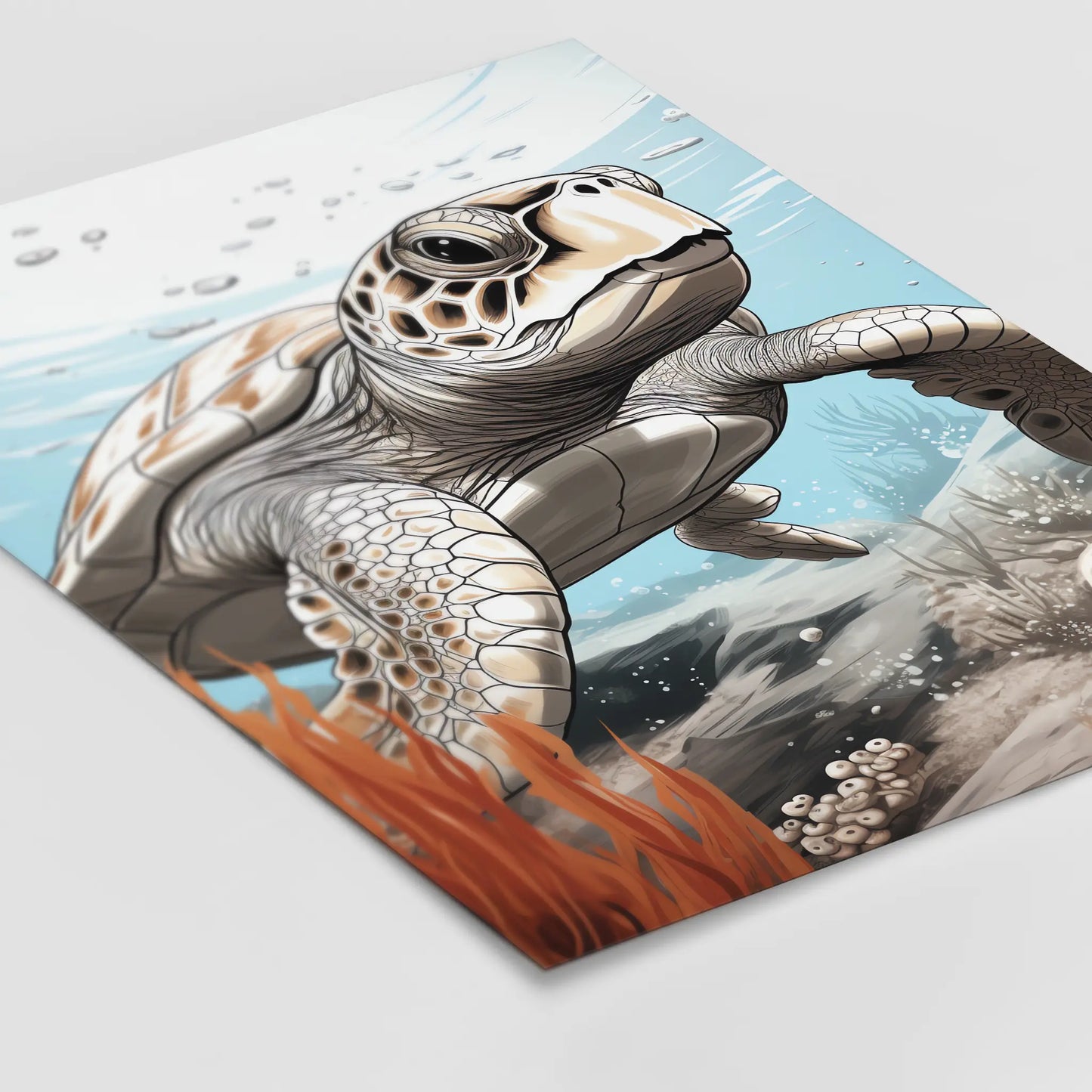 Schildkröte No 2 - Comic Style - Poster