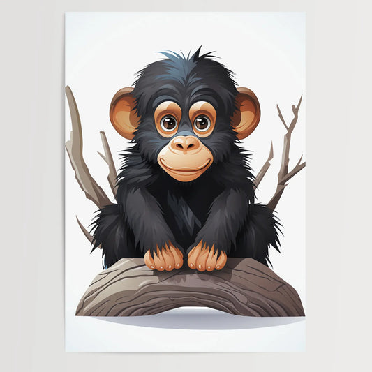 Schimpanse No 2 - Poster