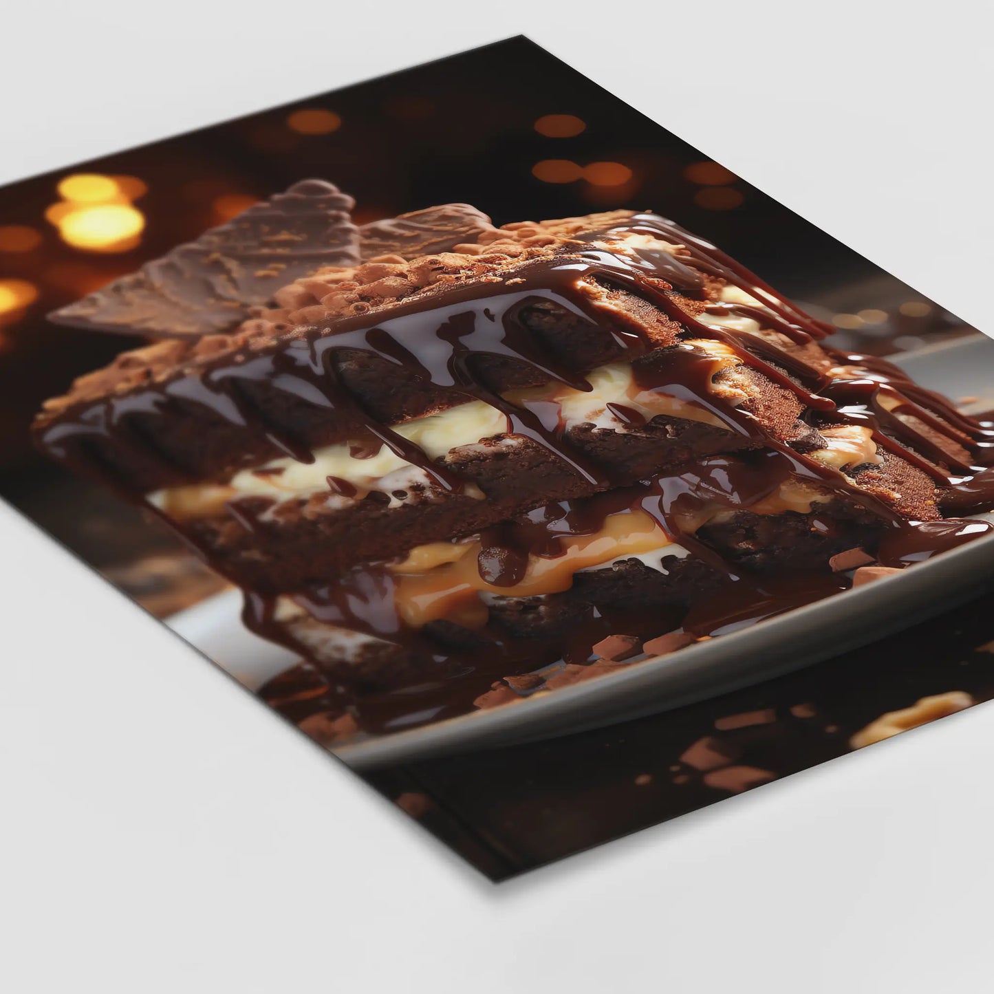 Schokoladen Kuchen No 3 - Küche - Poster