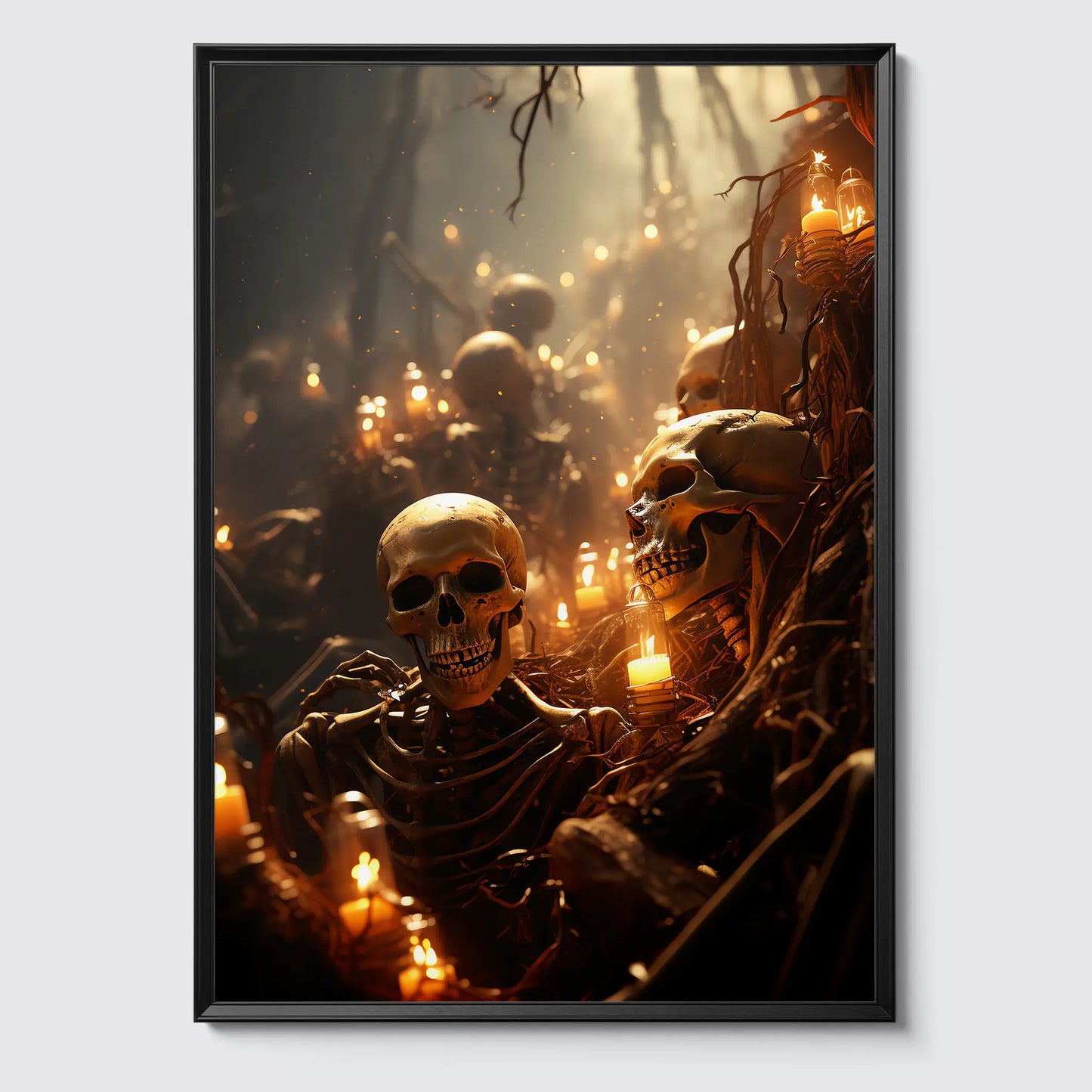 Skeletes No 2 - Halloween - Poster