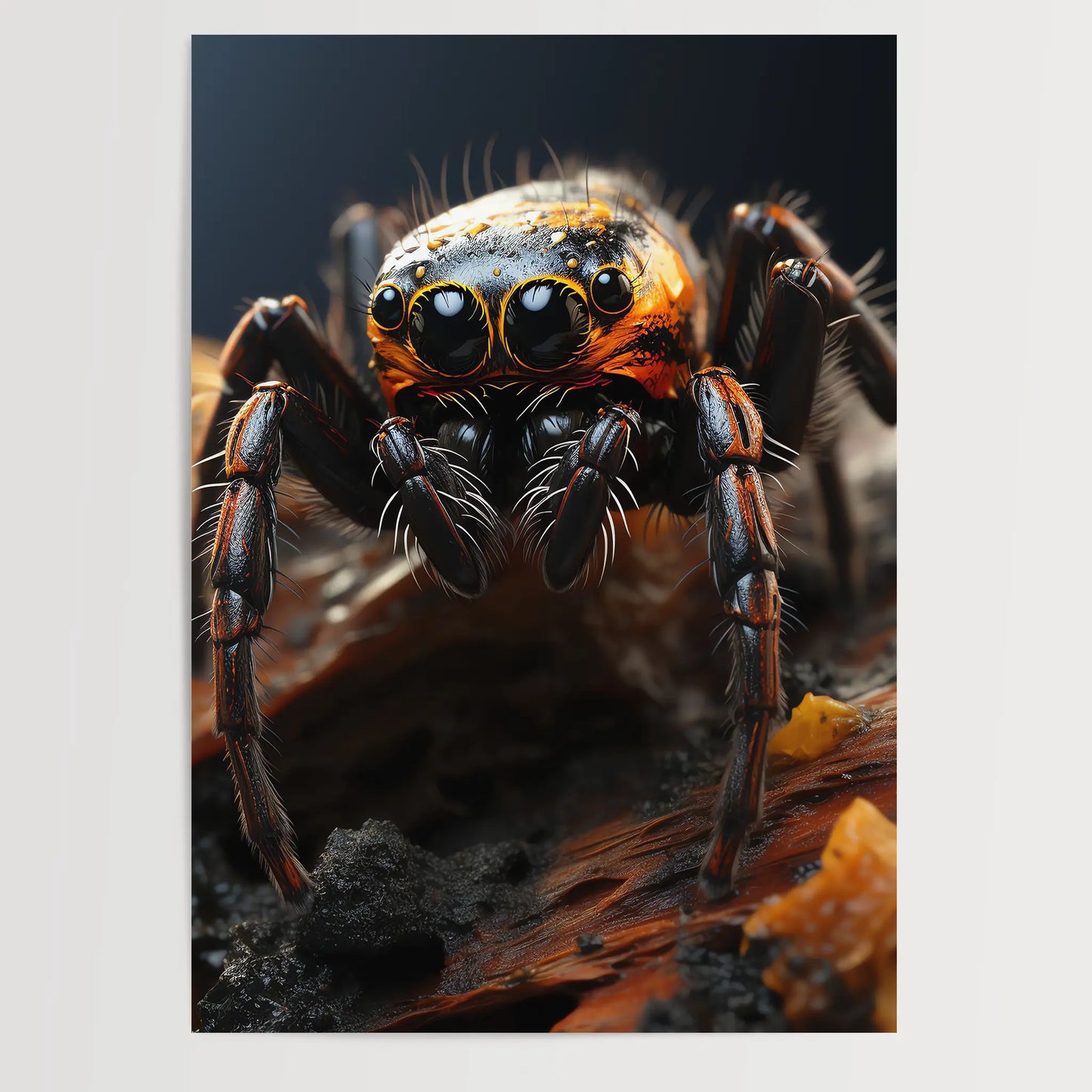 Spider No 6 - Halloween - Poster
