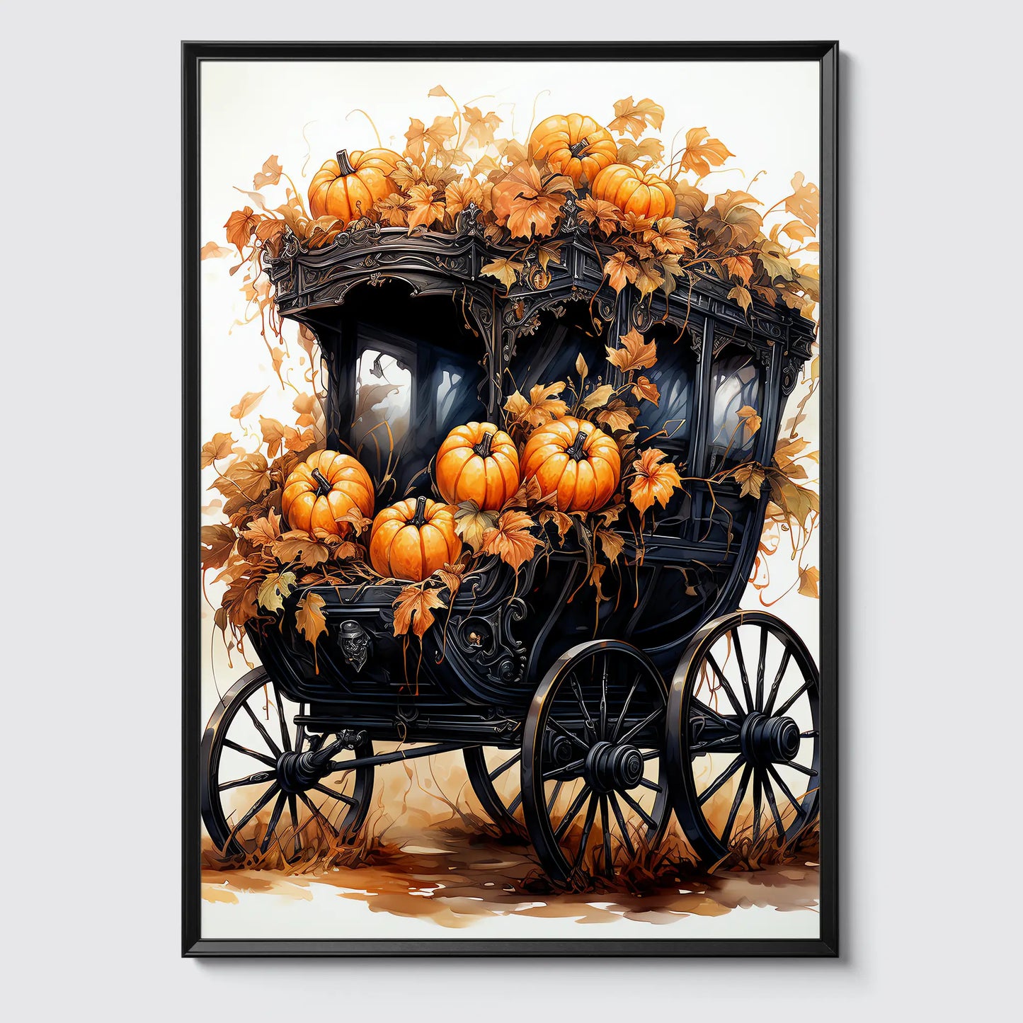 Trick or Treat No 2 - Halloween - Watercolor - Poster
