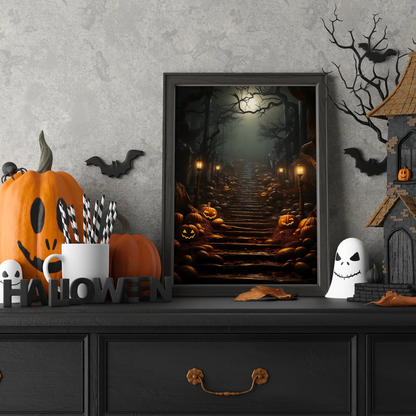 Trick or Treat No 3 - Halloween poster