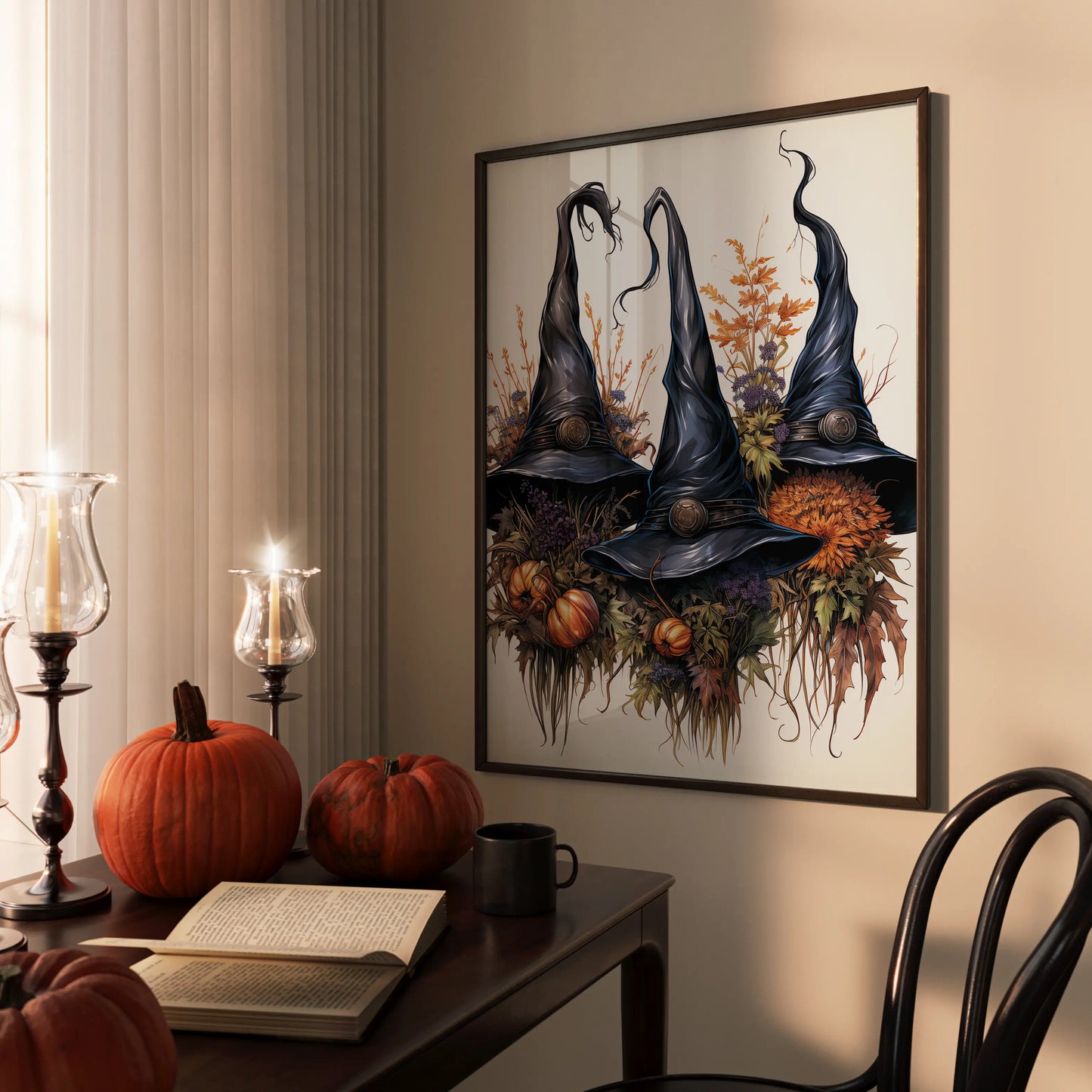 Trick or Treat No 7 - Halloween - Watercolor - Poster