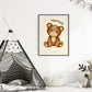 Teddy bear poster