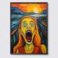 The Scream - Abstrakte Kunst - Marylin - Gemälde - Bunt - Poster