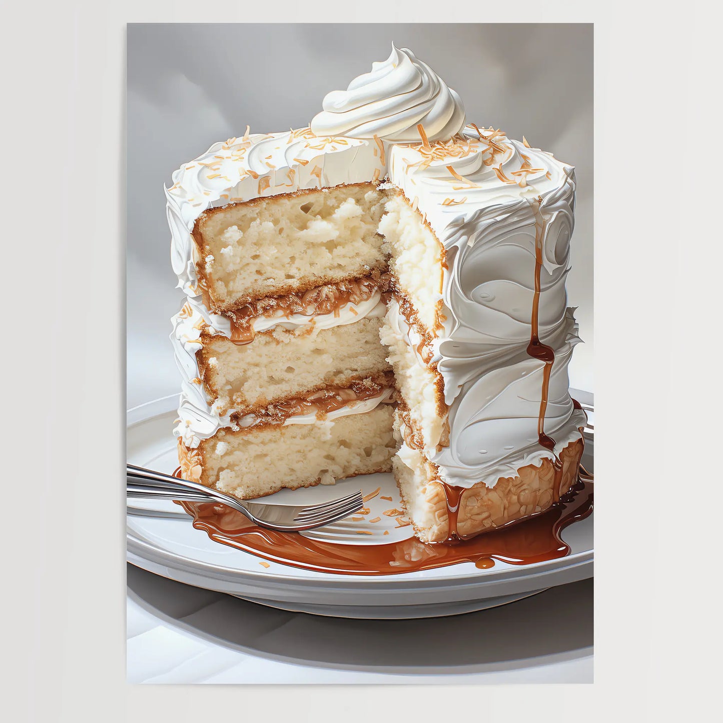 Vanilla Cake No 1 - Kitchen - Poster