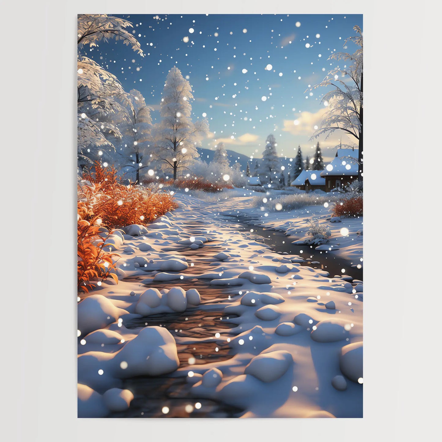 Warme Weihnacht No 1 - Weihnachten - Poster