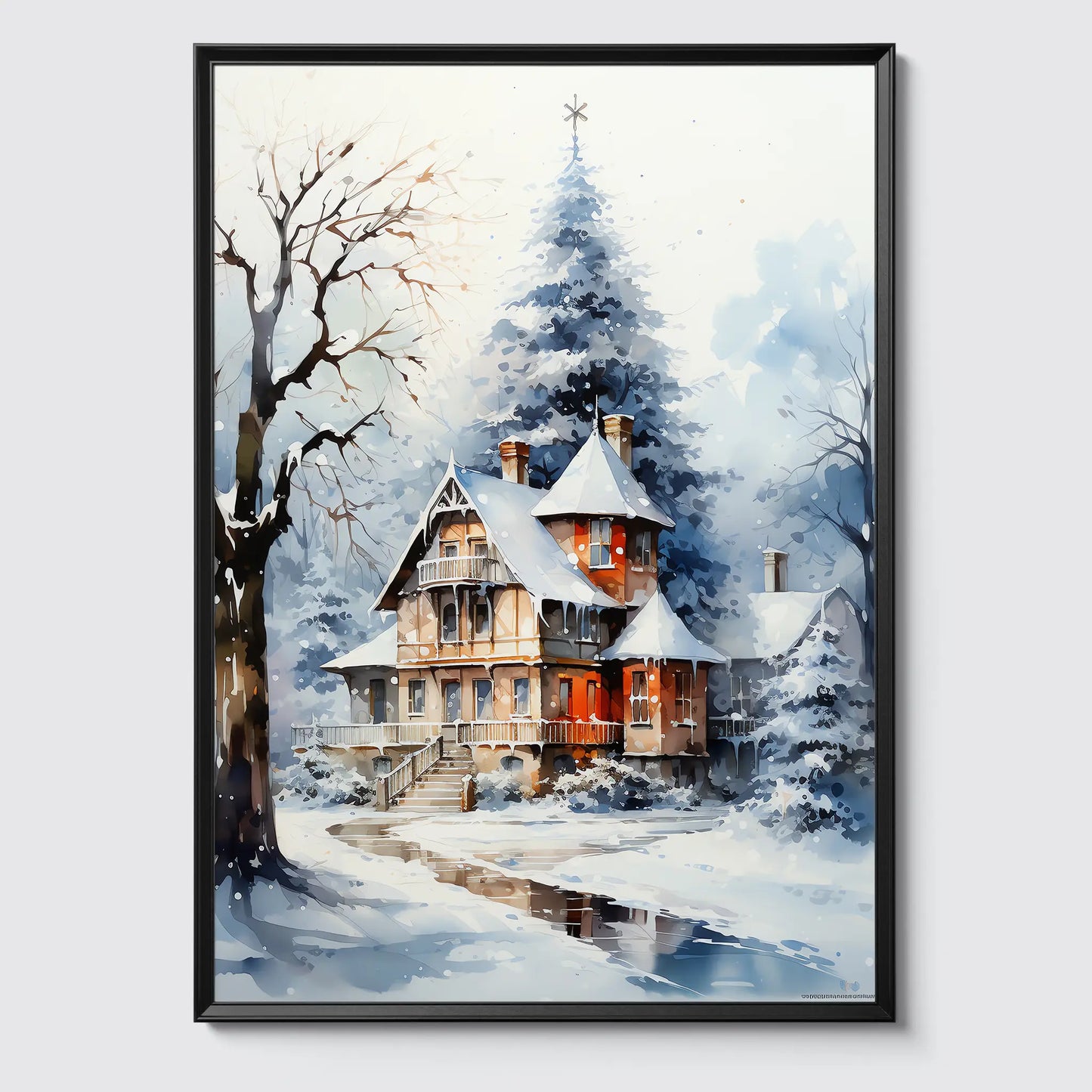 Christmas Home No 8 - Poster