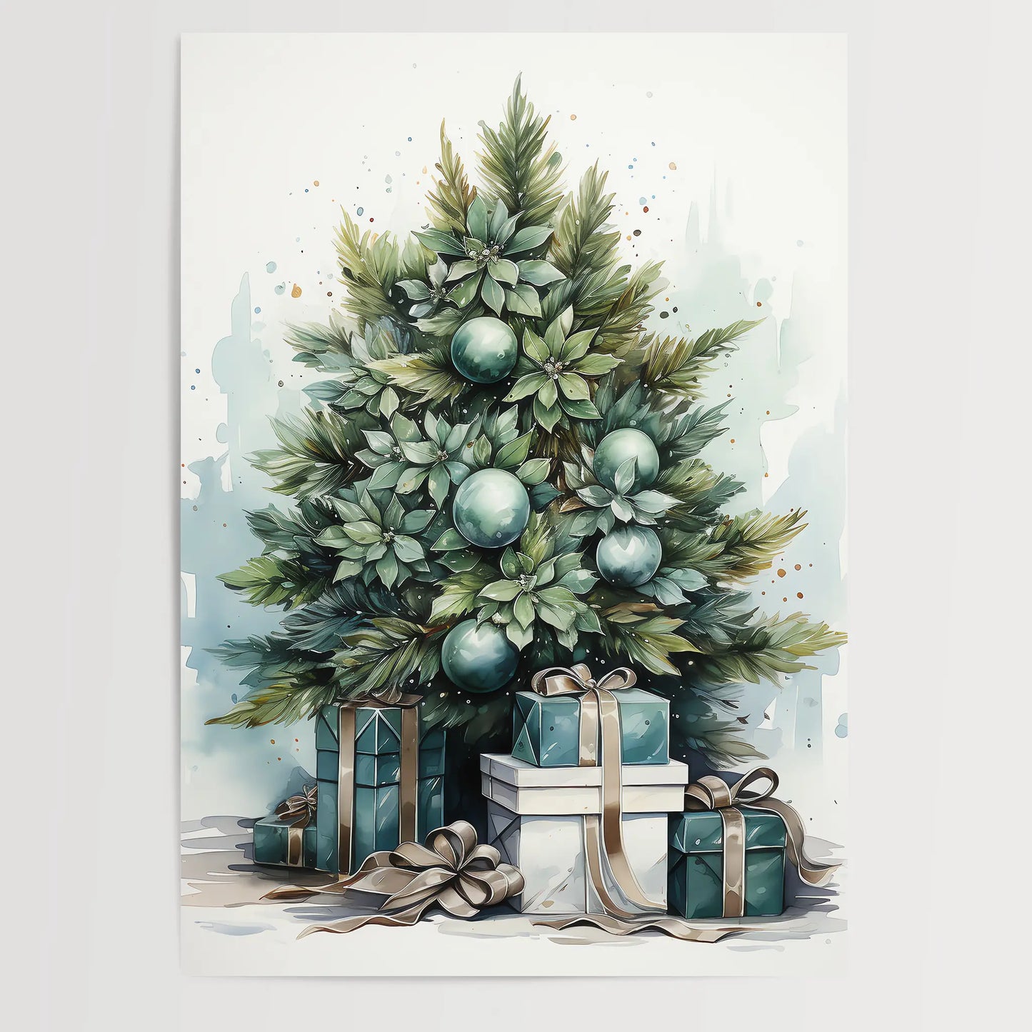 Christmas Tree Gifts No 2 - Christmas - Poster