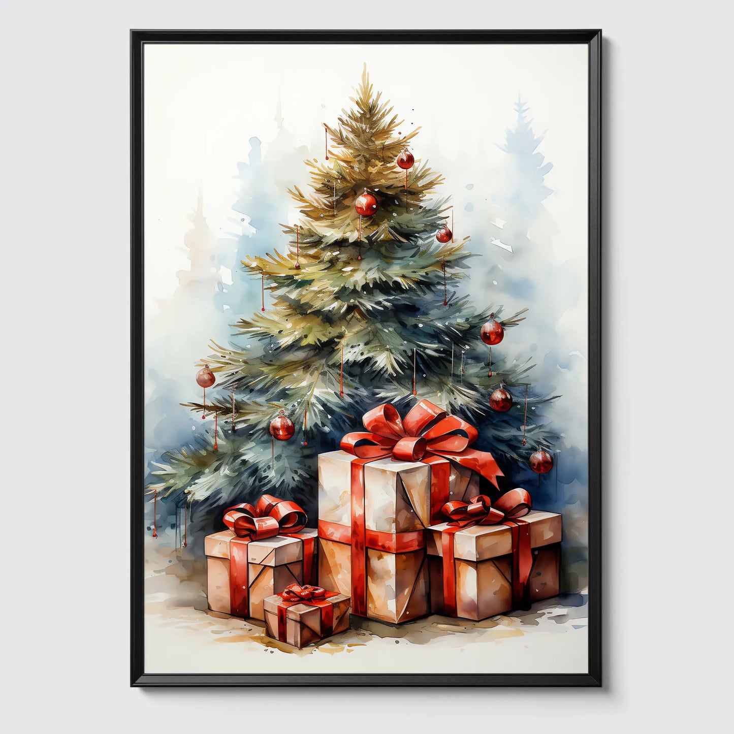Christmas Tree Gifts No 4 - Christmas - Poster