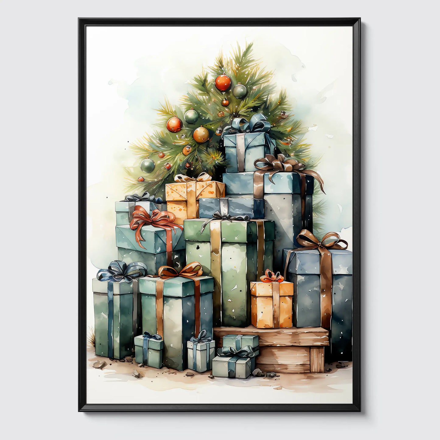 Christmas Tree Gifts No 5 - Christmas - Poster