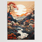 Winter Landscape No 7 - Colorful Art - Digital Art - Poster