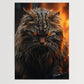 Wütende Katze No 1 - Halloween - Poster