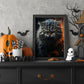Angry Cat No 2 - Halloween - Poster