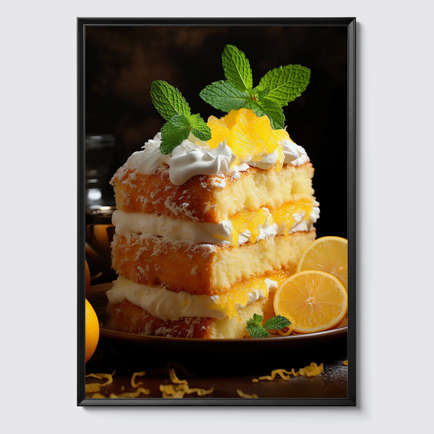Lemon Cake No 1 - Kitchen - Poster